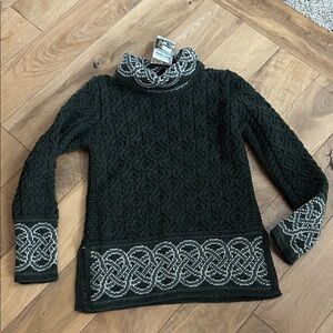 Irish Green Sweater from Ireland, size S